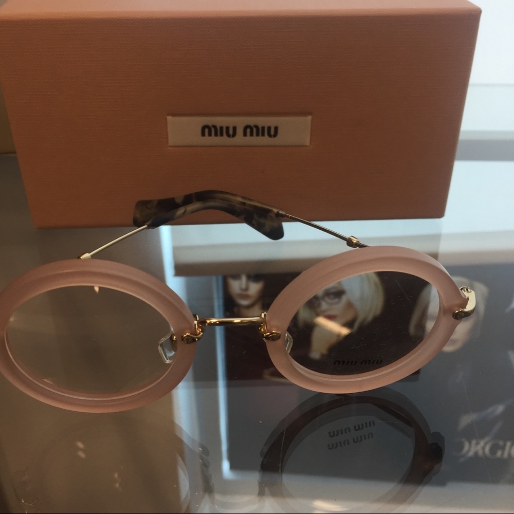 Brand new Miu Miu round eyeglasses